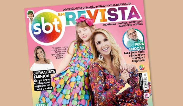 Lucero y Lorena Queiroz SBT em Revista