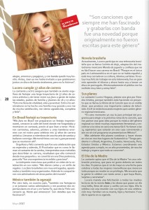 Lucero Revista Solo Sanborns 2017