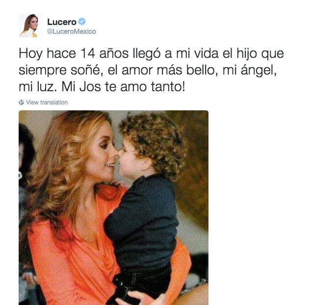 Lucero Tuit José Manuel