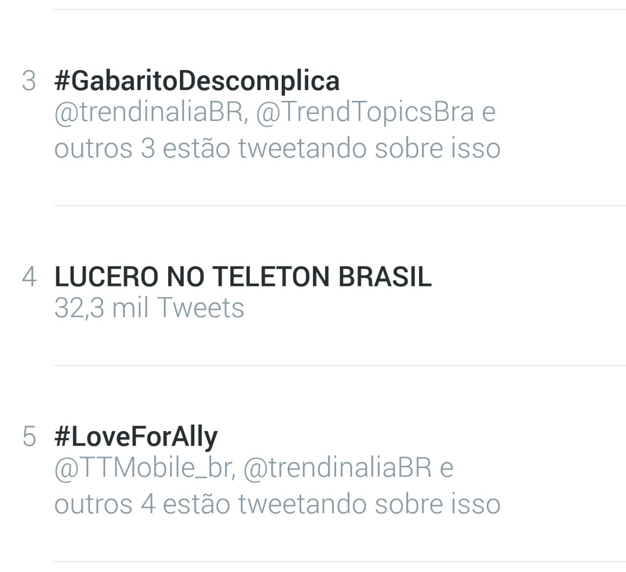 Lucero no teleton brasil