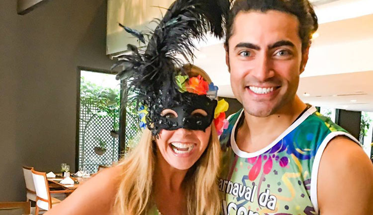 Lucero y Carlo Porto en Carnaval da Lucero