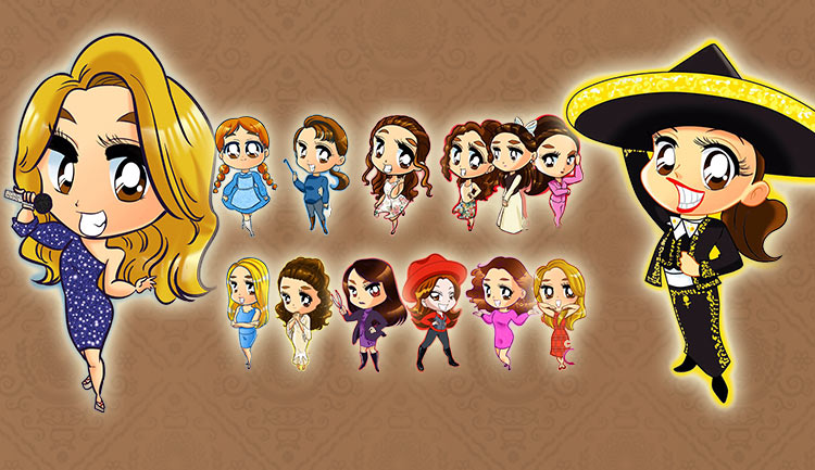 Lucero caricaturas by Diego Serpa