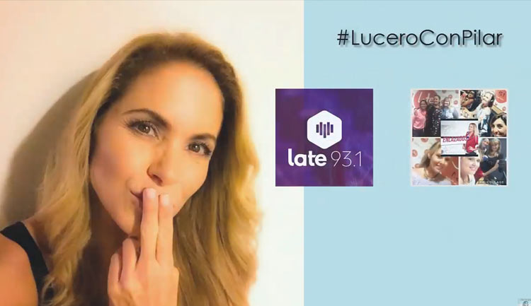 Lucero con Pilar Smith
