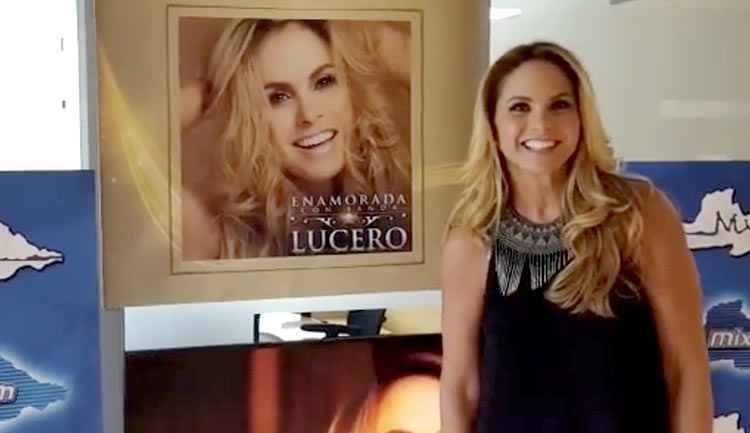 Lucero visita las oficinas de Mixup