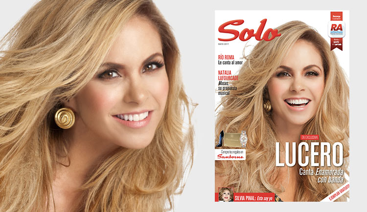Lucero en la revista Solo Sanborns