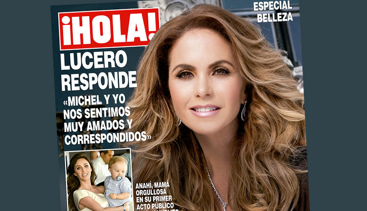 Lucero en la revista Hola México abril 2018