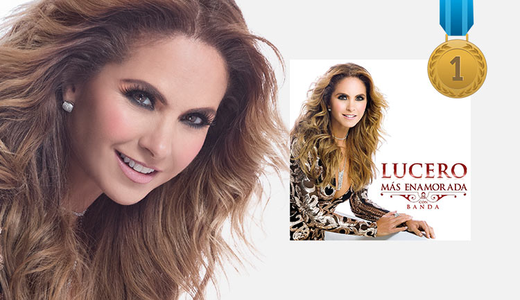 Lucero primer lugar de ventas en México