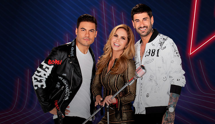 Lucero, Carlos Rivera y Melendi en La Voz Kids