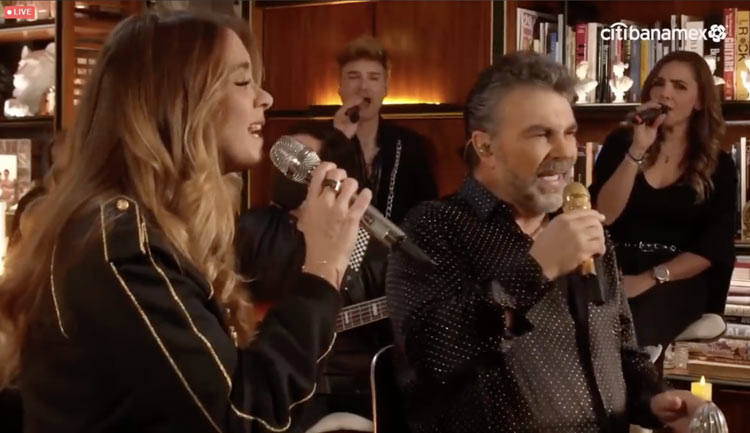 Lucero y Mijares en concierto