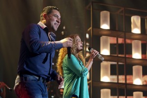 Lucero y Banda MS ensayan para Billboards