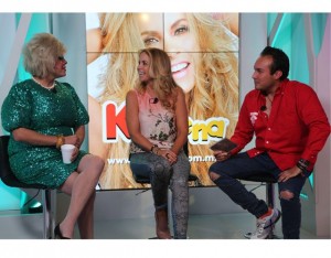 Lucero y Pepona en la Ke Buena promoviendo Enamorada con banda