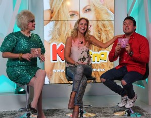 Lucero y Pepona en la Ke Buena promoviendo Enamorada con banda