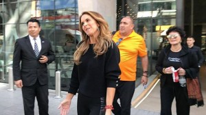 Lucero convive con fans chilenos