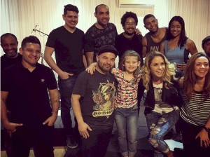 Lucero ensayando para su show en Brasil