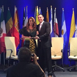 Lucero - Hispanic Television Summit Award 