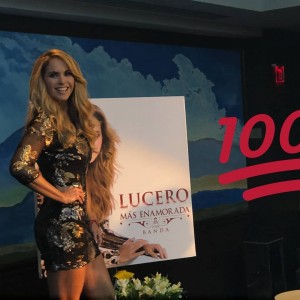 Lucero Más Enamorada Con Banda conferencia de prensa 