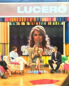 Lucero en Muy Buenos Días desde Chile