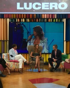 Lucero en Muy Buenos Días desde Chile