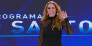 Lucero con Silvio Santos  