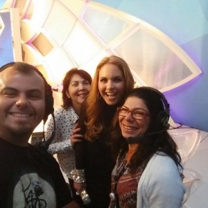 Lucero no programa de Silvio Santos