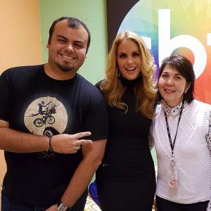 Lucero no programa de Silvio Santos
