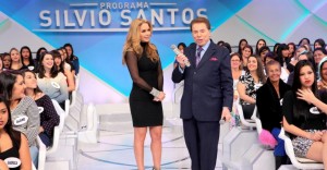 Lucero con Silvio Santos  