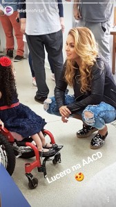 Lucero en AACD Teletón Brasil 