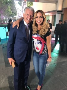 Lucero en el noticiero de Paola Rojas en Televisa